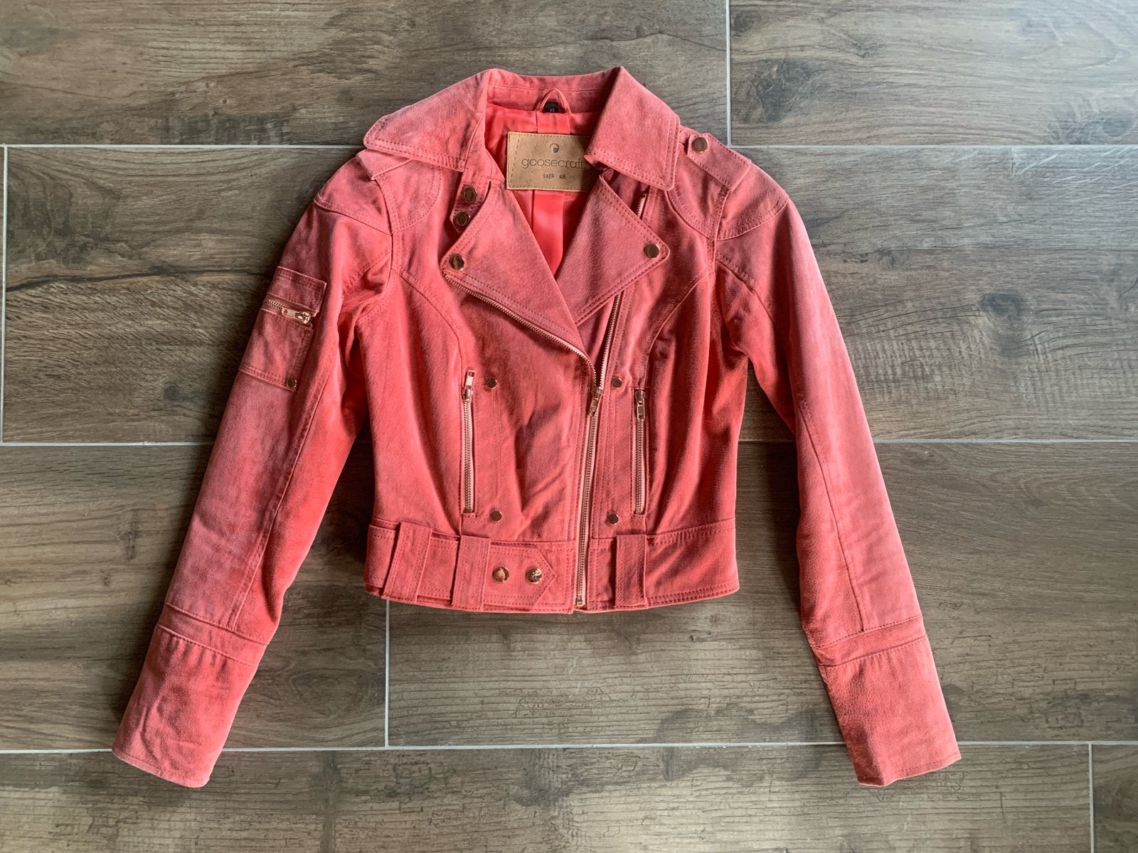 GOOSECRAFT biker 406 maat XS, Ophalen of Verzenden, Zo goed als nieuw, Maat 34 (XS) of kleiner, Roze