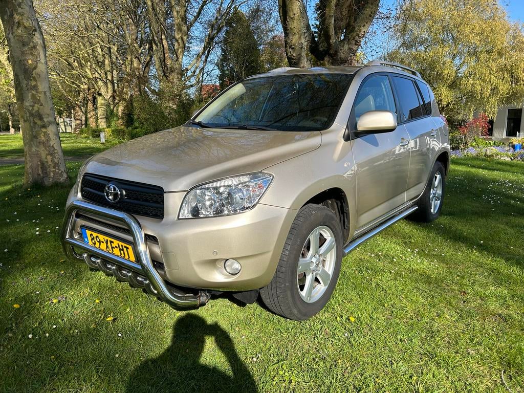 Toyota Rav4 2.0 16V Vvt-i Automaat ‘07 Leder stoel verw enz, Auto's, Toyota, Automaat, 1998 cc, Beige, 4 cilinders