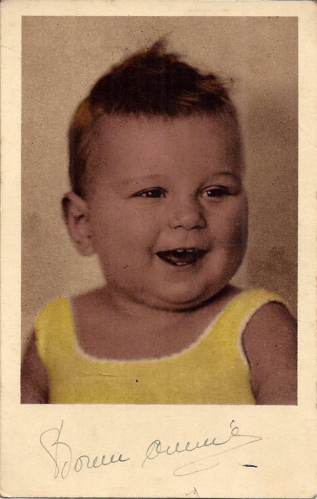 C419 oude nostalgische kinder gelopen ansichtkaart, Ophalen of Verzenden, 1940 tot 1960, Gelopen, Kinderen
