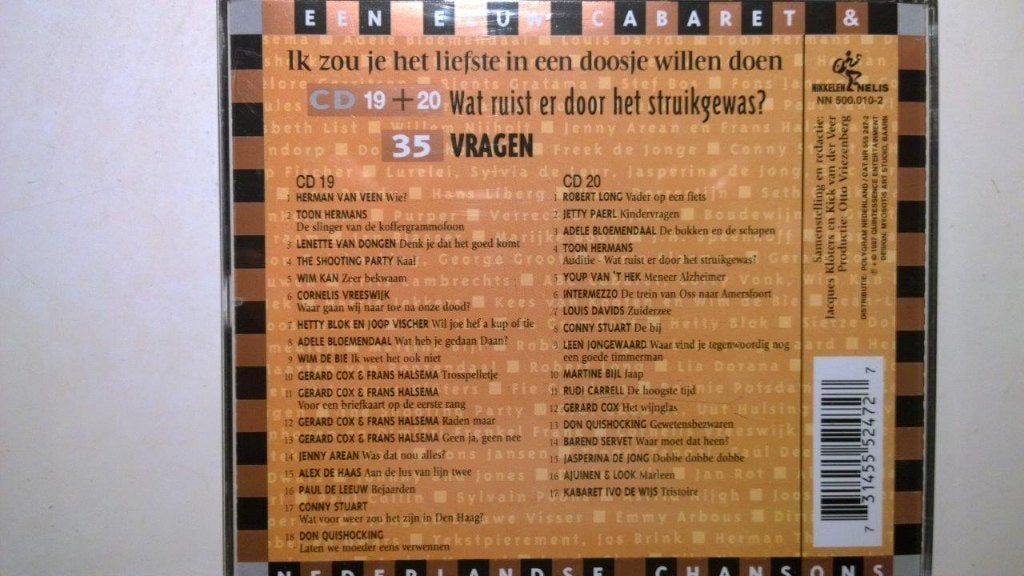 Ik Zou Je Het Liefste In Een Doosje Willen Doen (CD 19 & 20), Ophalen of Verzenden, Zo goed als nieuw, Album