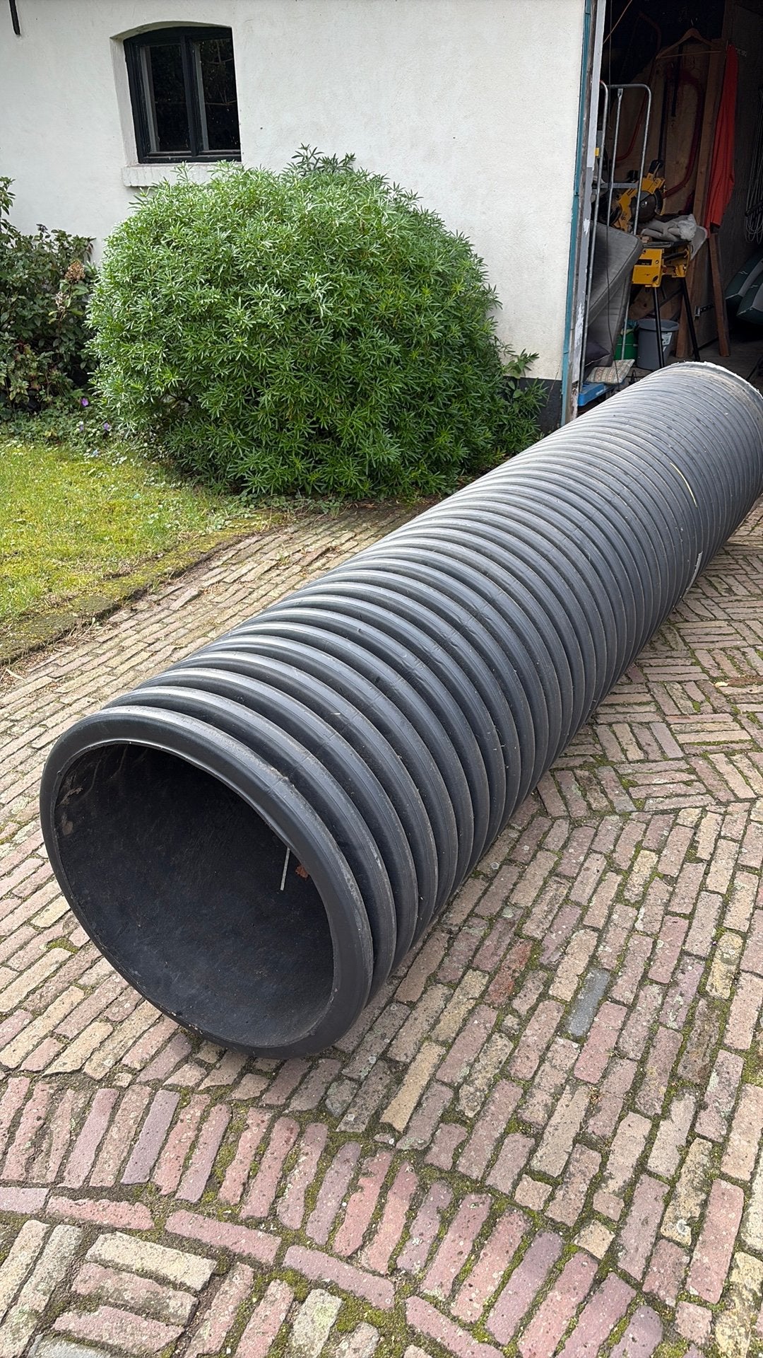 Duiker buis, Doe-het-zelf en Verbouw, Ophalen, Afvoer, Pvc, Zo goed als nieuw