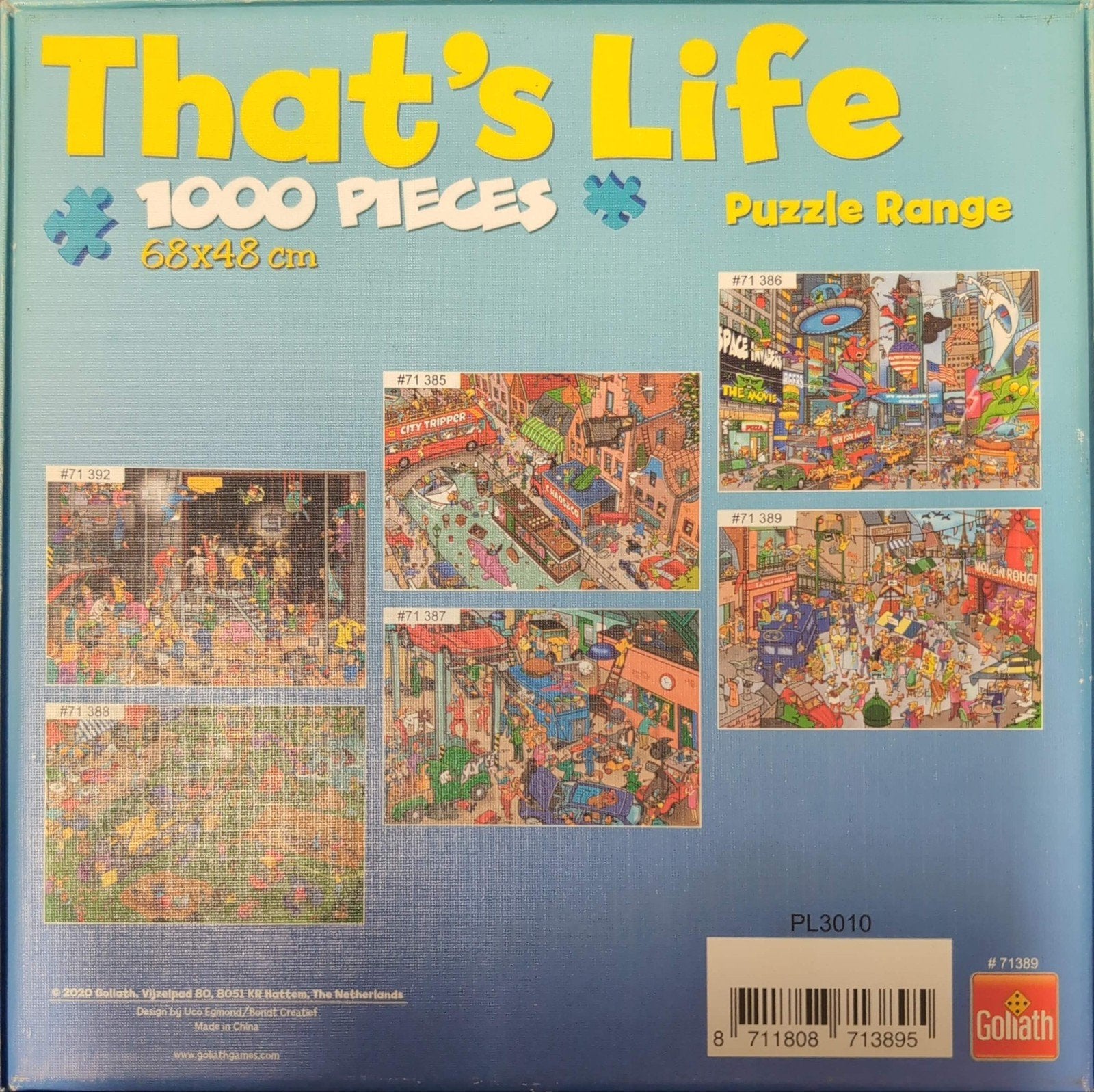 Goliath That's Life Frankrijk 1000 stukjes, Ophalen of Verzenden, 500 t/m 1500 stukjes, Nieuw, Legpuzzel