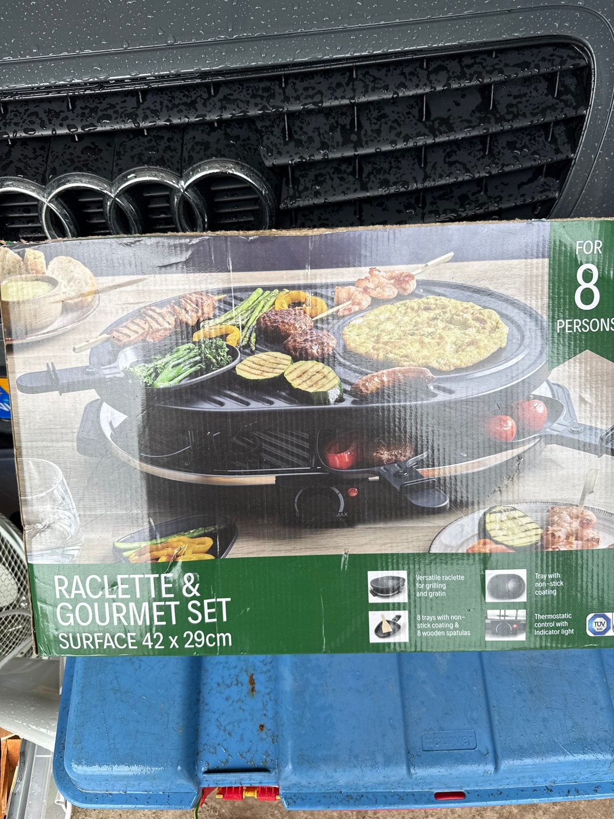 Gourmetstel Raclette & Gourmet Set - 8 Personen, Ophalen, Nieuw, 8 personen of meer