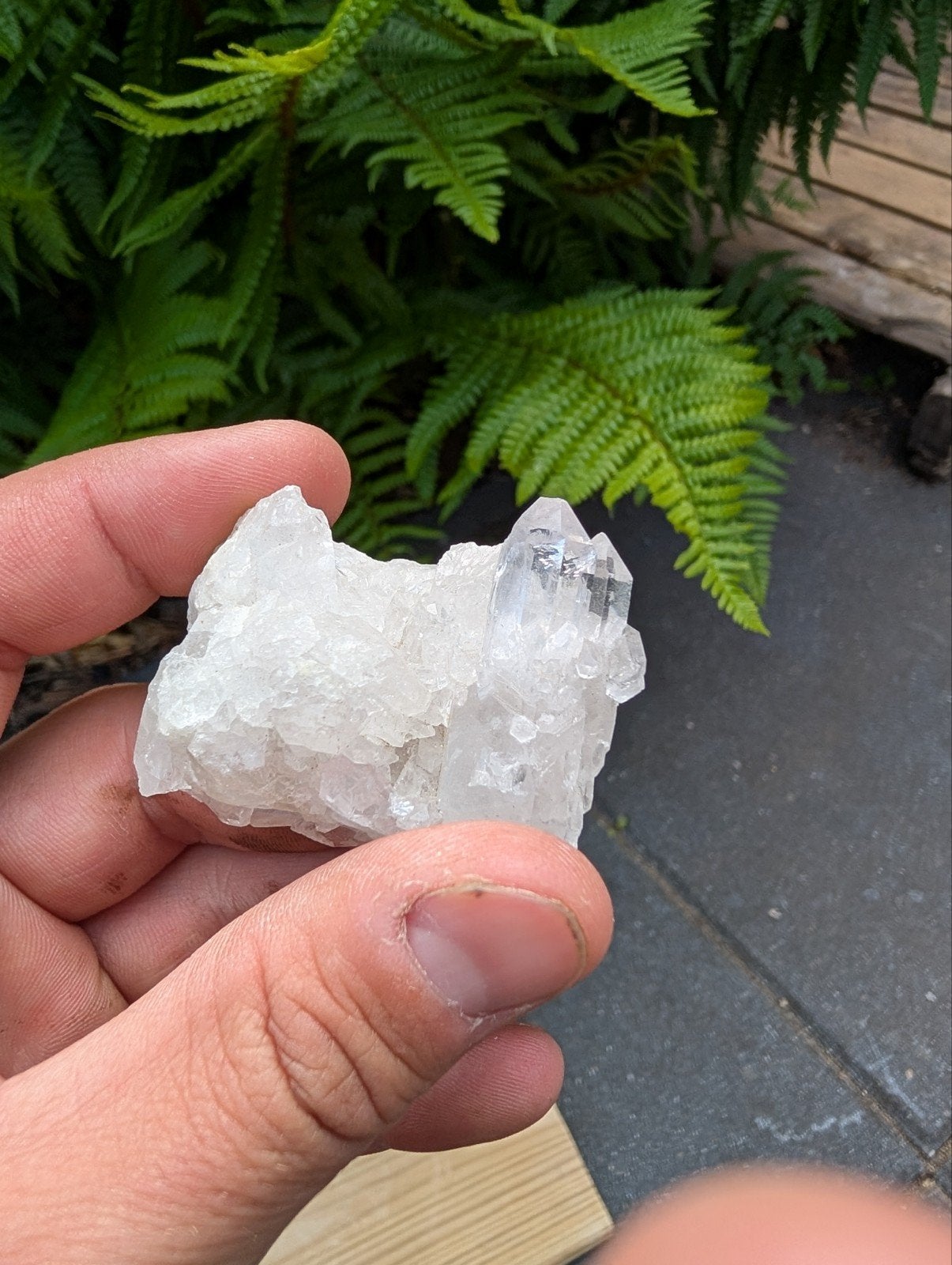 Prachtige Bergkristal Cluster - Natuurlijke Schoonheid, Verzamelen, Mineralen en Fossielen, Ophalen of Verzenden, Mineraal