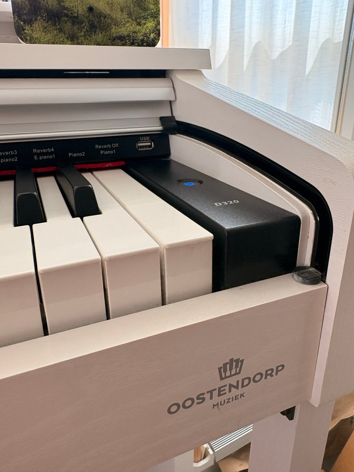 Oostendorp Amadeus D320 Digitale Piano - Nieuwstaat, Ophalen, Wit, Digitaal, Zo goed als nieuw