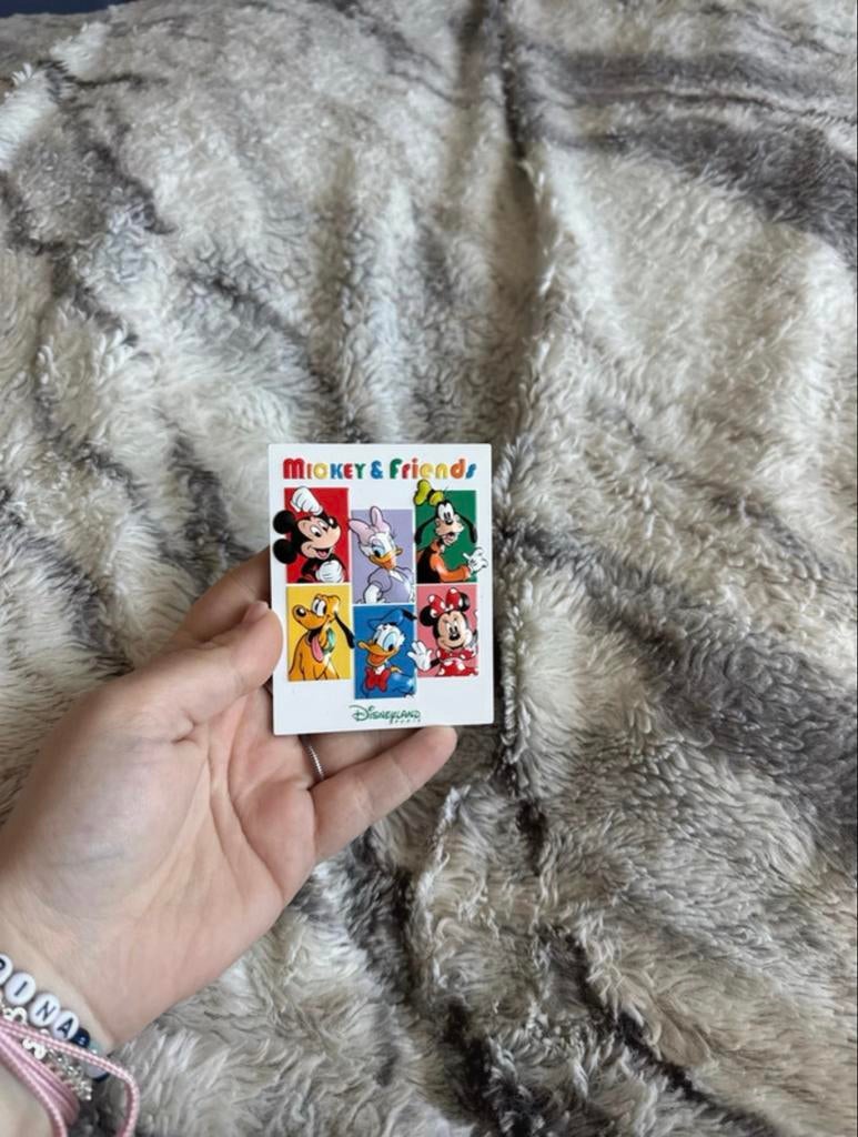 Disney Mickey & Friends magneet - Disneyland Parijs, Ophalen of Verzenden, Mickey Mouse, Nieuw, Papier, Kaart of Schrift