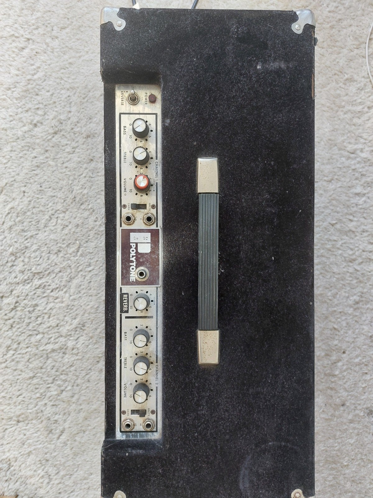 Polytone Mini-Brute V. 2 x 10" | werkt en klinkt goed., Ophalen, Gebruikt, Elektrische gitaar
