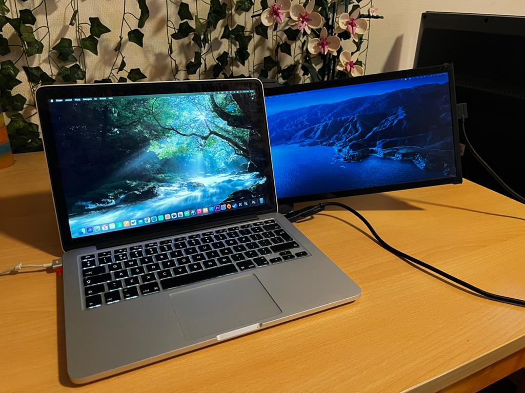 Draagbare monitor voor laptop 13,3 inch, Computers en Software, Monitoren, Ophalen of Verzenden, Gebruikt, 60 Hz of minder, IPS