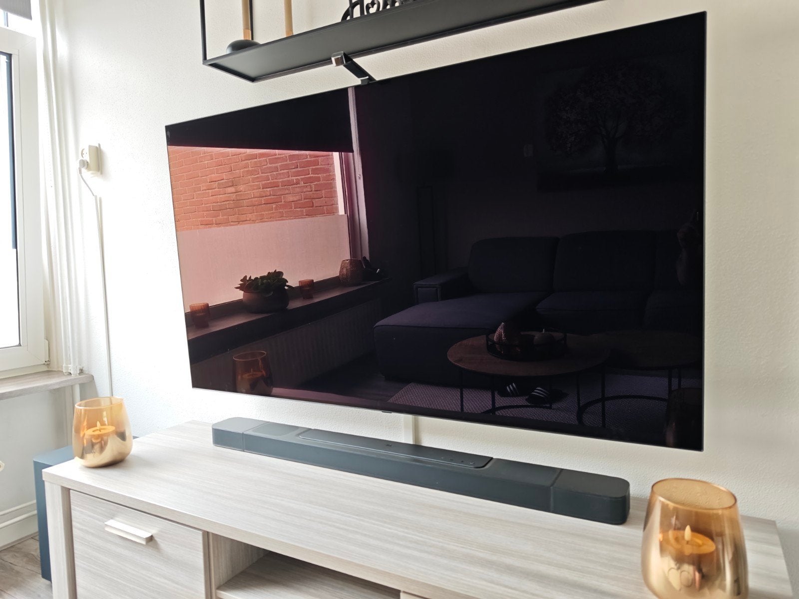 LG OLED65C16LA met Ambilight kit, Ophalen, Zo goed als nieuw, 100 cm of meer, 4k (UHD)