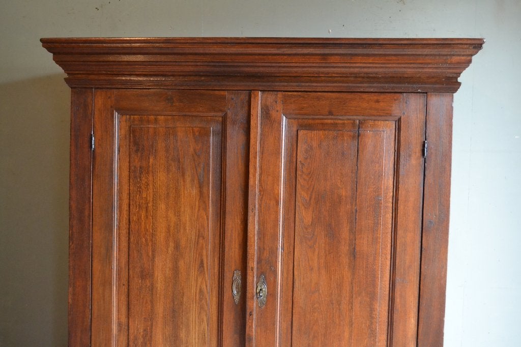 Prachtige strakke antieke eiken houten kast., Ophalen of Verzenden