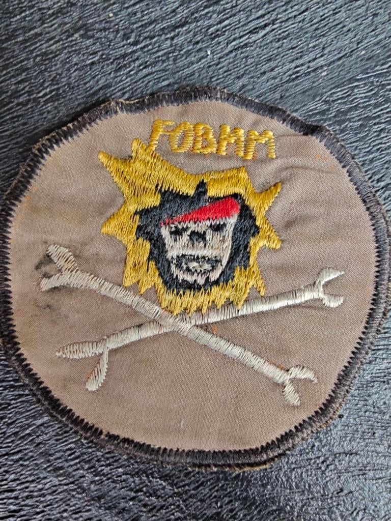 Vietnam War US 5th SFGrp Forward Operation Base FOBMM MONKEY, Ophalen of Verzenden, Landmacht, Amerika, Embleem of Badge