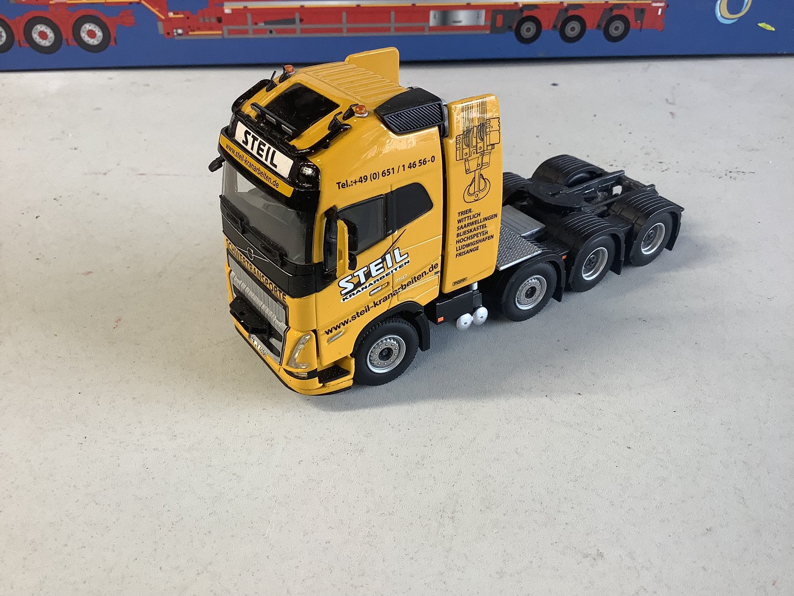 Volvo Steil, Hobby en Vrije tijd, Modelauto's | 1:50, Ophalen of Verzenden, Zo goed als nieuw, Bus of Vrachtwagen, Wsi