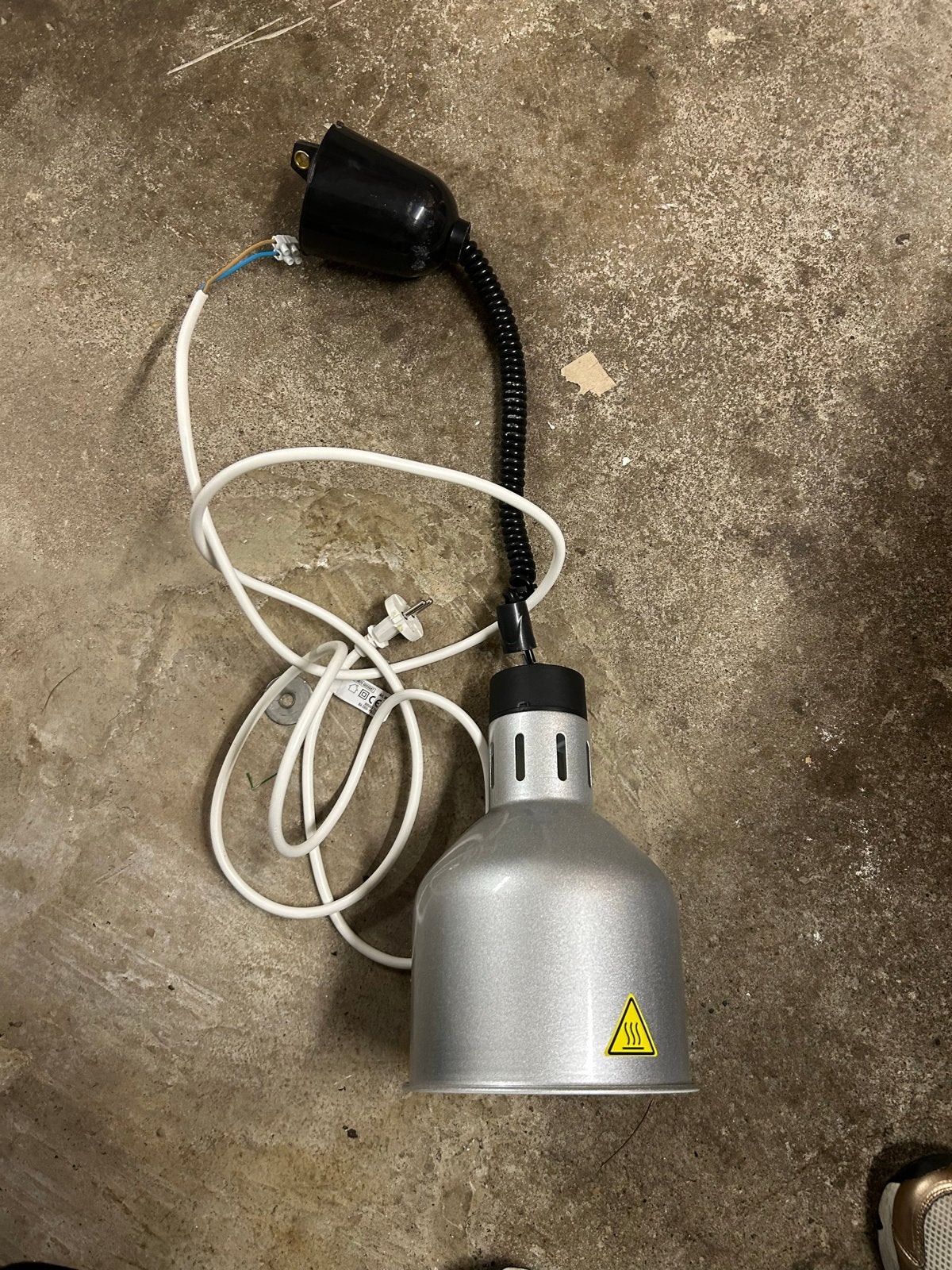 Warmtelamp met flexibele arm, Huis en Inrichting, Overige merken, Gebruikt, Industrieel, Overige fittingen