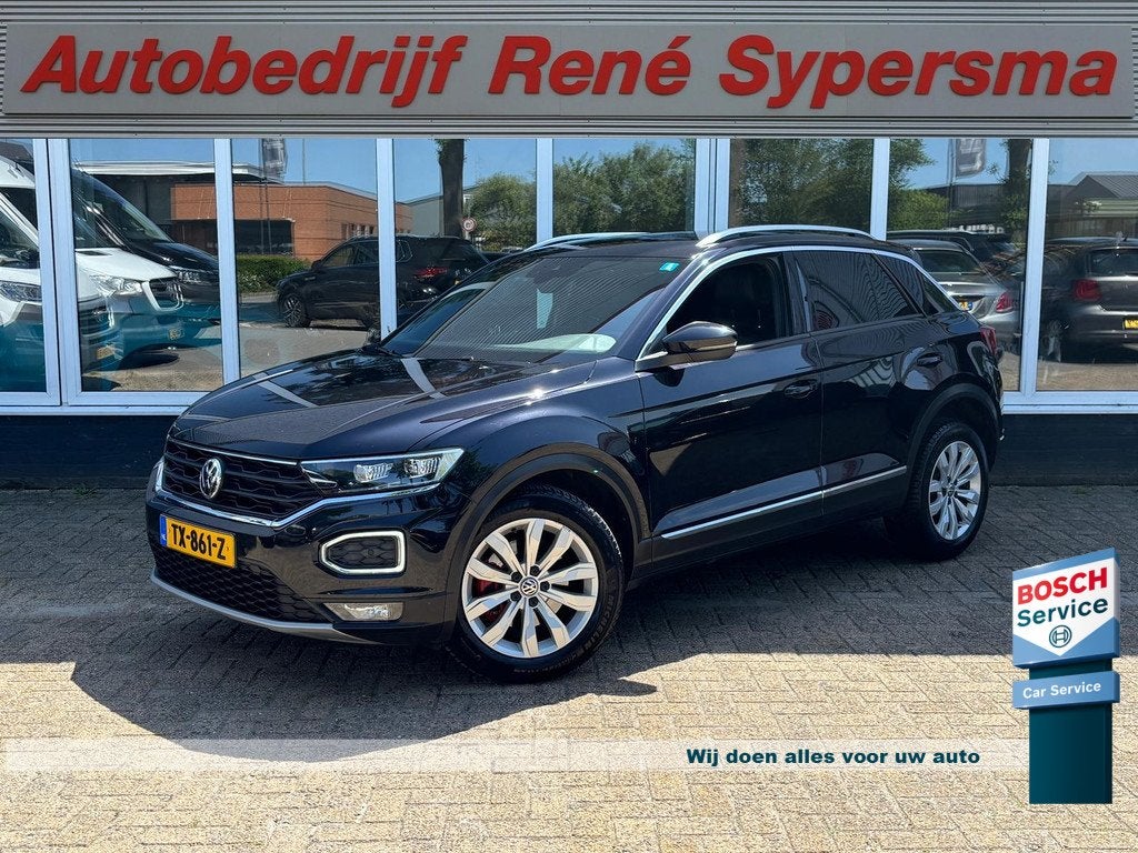 Volkswagen T-Roc 1.0 TSI Sport | Apple Carplay | Leer | Stoe, Auto's, Voorwielaandrijving, Gebruikt, Automatische klimaatregeling