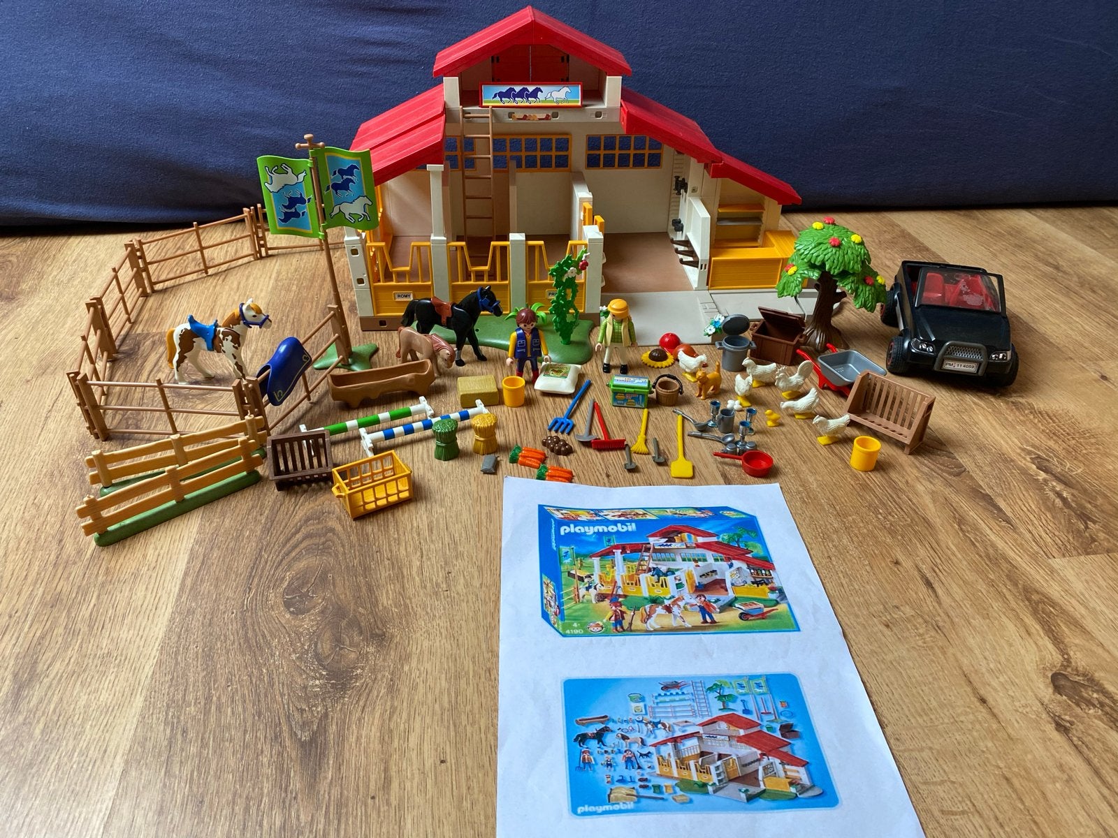 Playmobil Boerderij Set 4190 met Veel Extra's, Gebruikt, Gebouw, Complete set, Ophalen of Verzenden