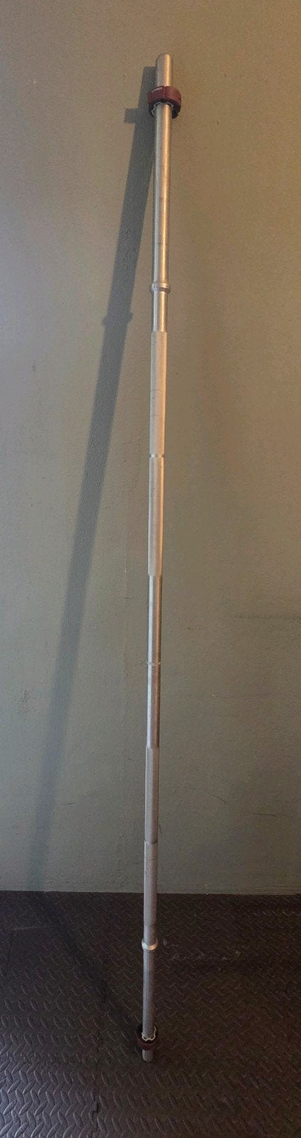 Domyos Halterstang 2 Meter 28mm + Sluitingen, Ophalen, Gebruikt, Benen, Halterstangen
