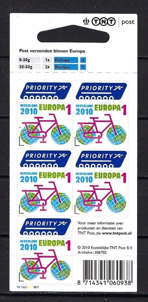 NVPH V2742 (5x Europa) Postfris, Ophalen of Verzenden, Na 1940, Postfris
