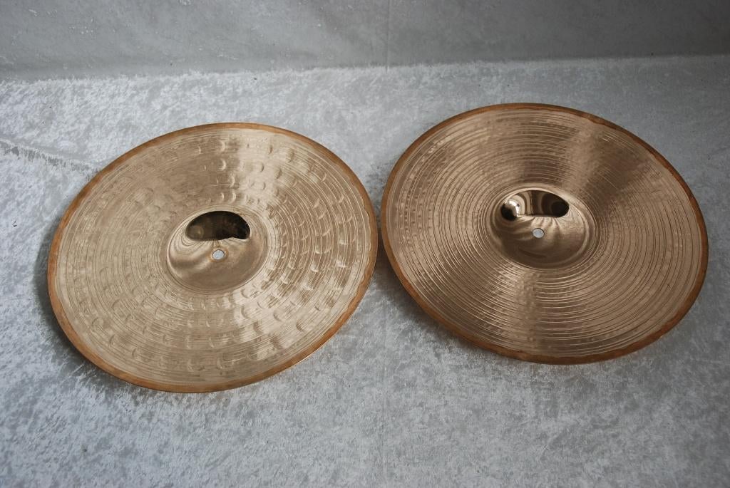 Meinl Soundcaster custom medium hihats 992/1108gr. 14 inch, Gebruikt, ., Drums of Percussie, Ophalen of Verzenden