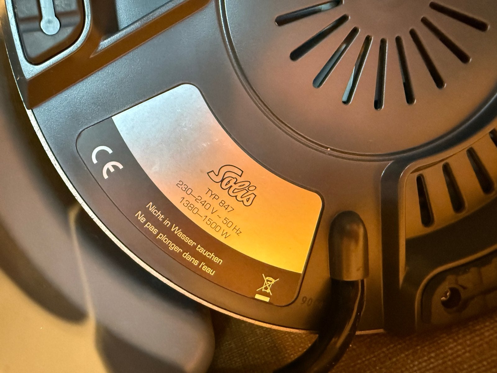 Solis sapcentrifuge type 847 - krachtig en efficiënt, Ophalen of Verzenden, Zo goed als nieuw, Elektrisch, Sapcentrifuge