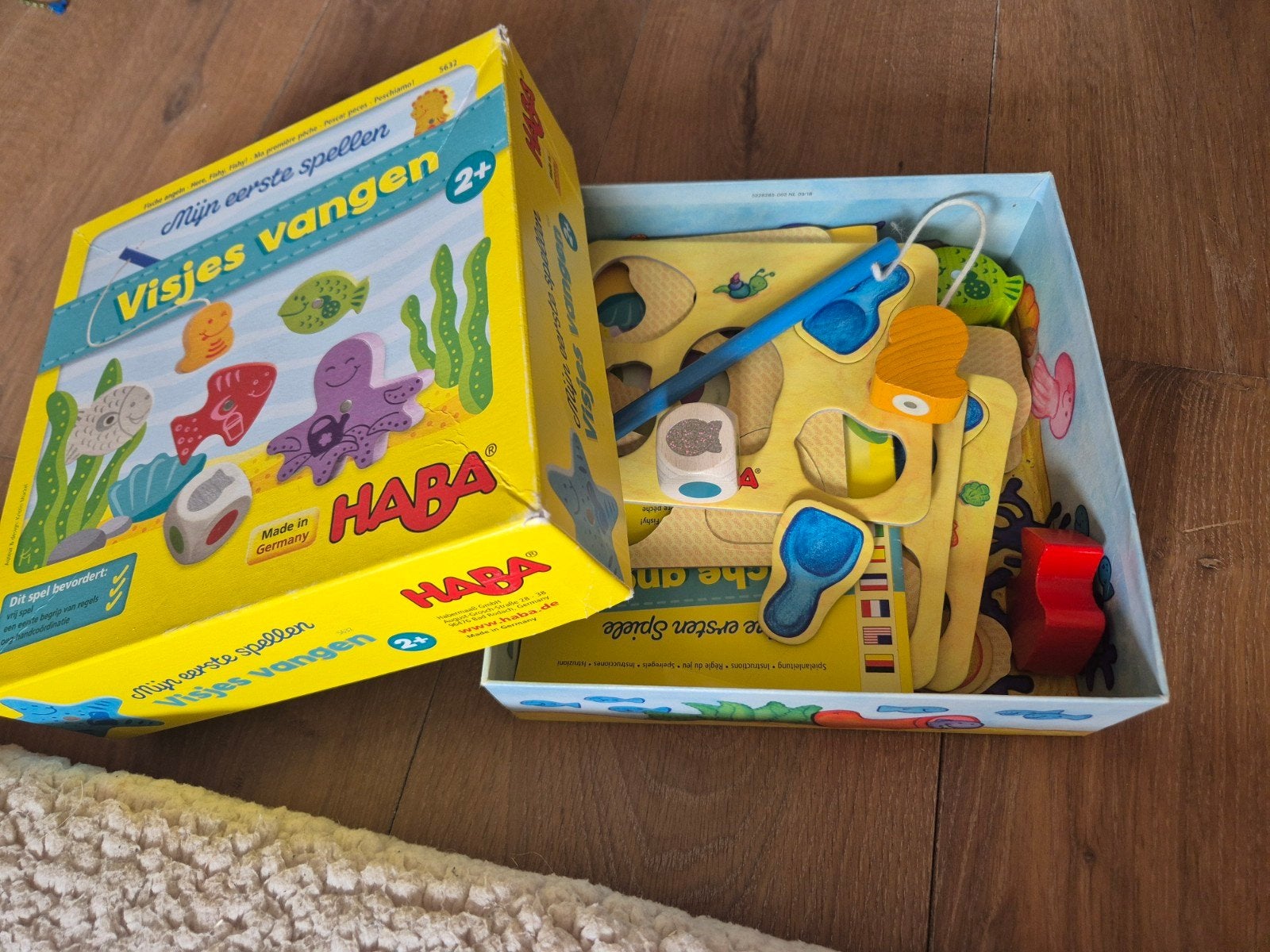 spel visjes vangen, Hobby en Vrije tijd, Ophalen, Zo goed als nieuw