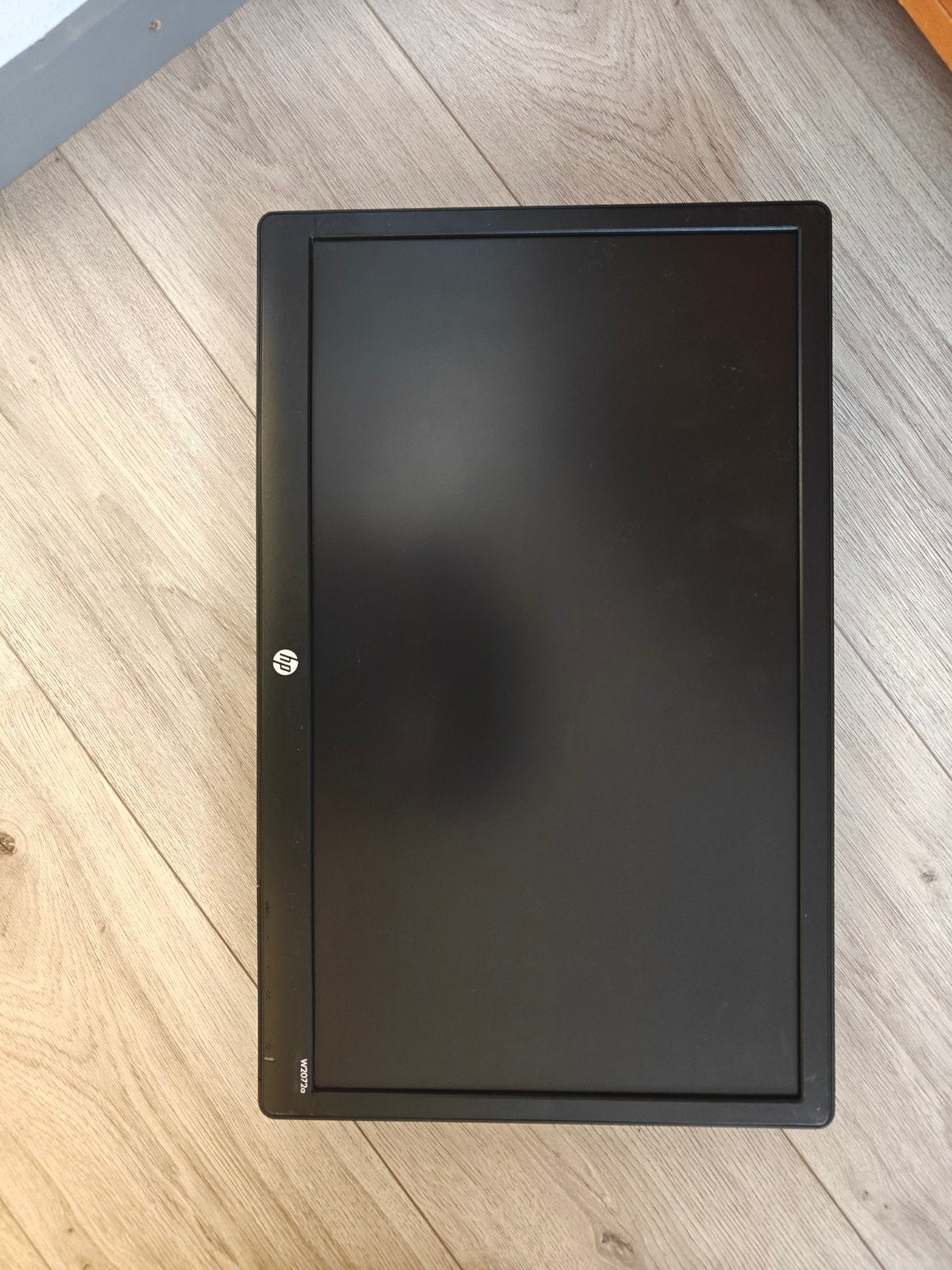 6x Hp slim led backlit lcd monitor 20 inch 75hz vga dvi, Ophalen, Hp, Gebruikt, 20 inch