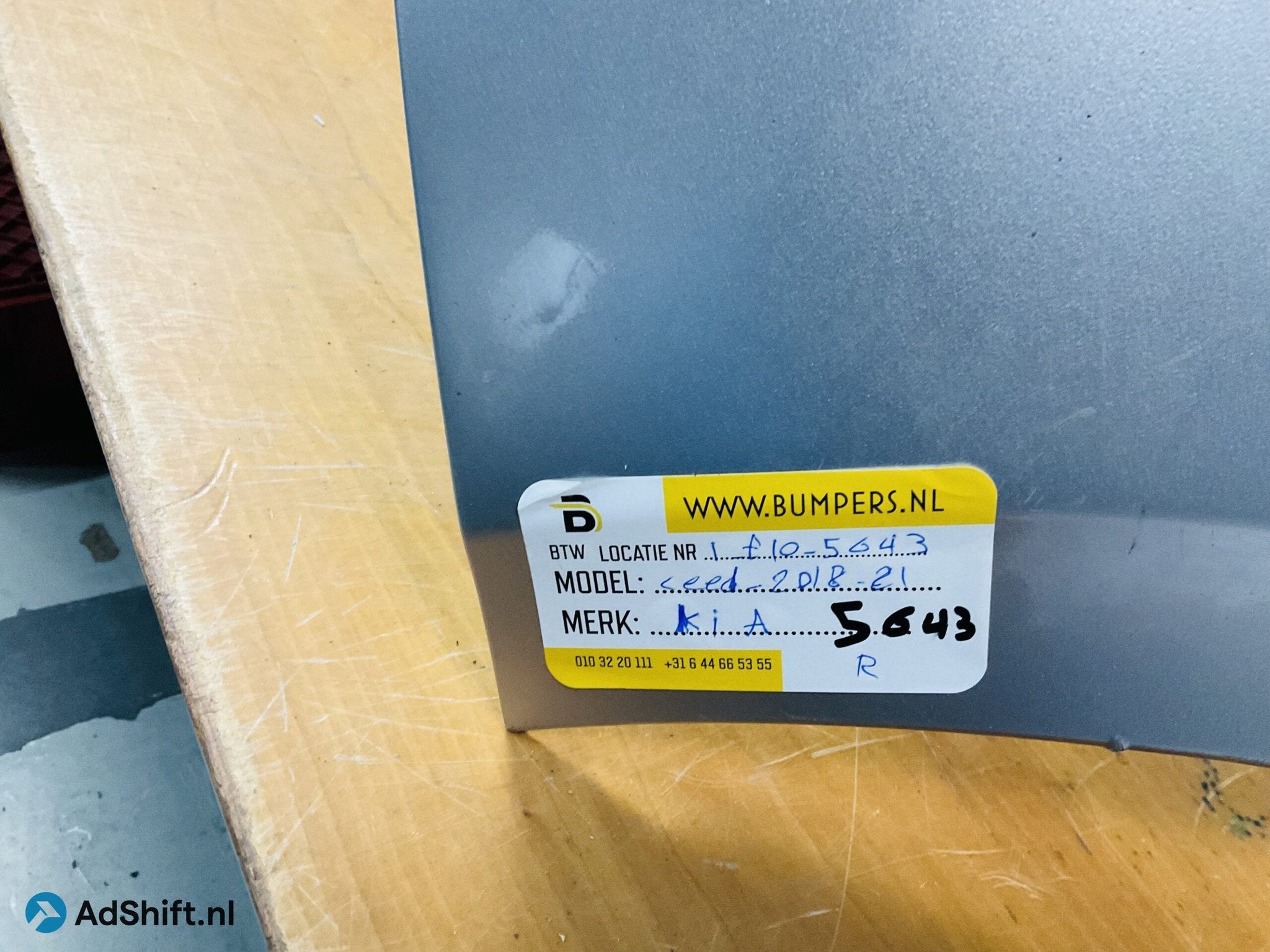 Bumper Kia Ceed 2018-2021 Achterbumper 1-F10-5643R