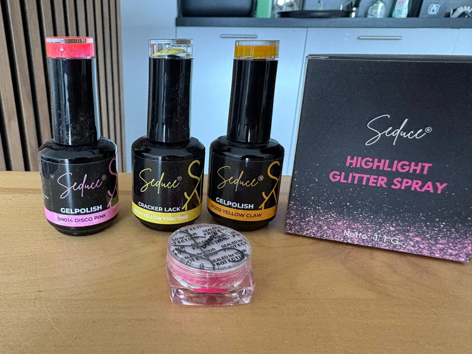 Seductionail Gelpolish, Cracker Lack & Highlight Spray, Ophalen, Nieuw, Handen en Nagels, Make-up