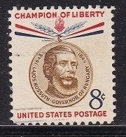4026 – USA michel 737 gestempeld , Lajos Kossuth, Verzenden, Gestempeld, Noord-Amerika
