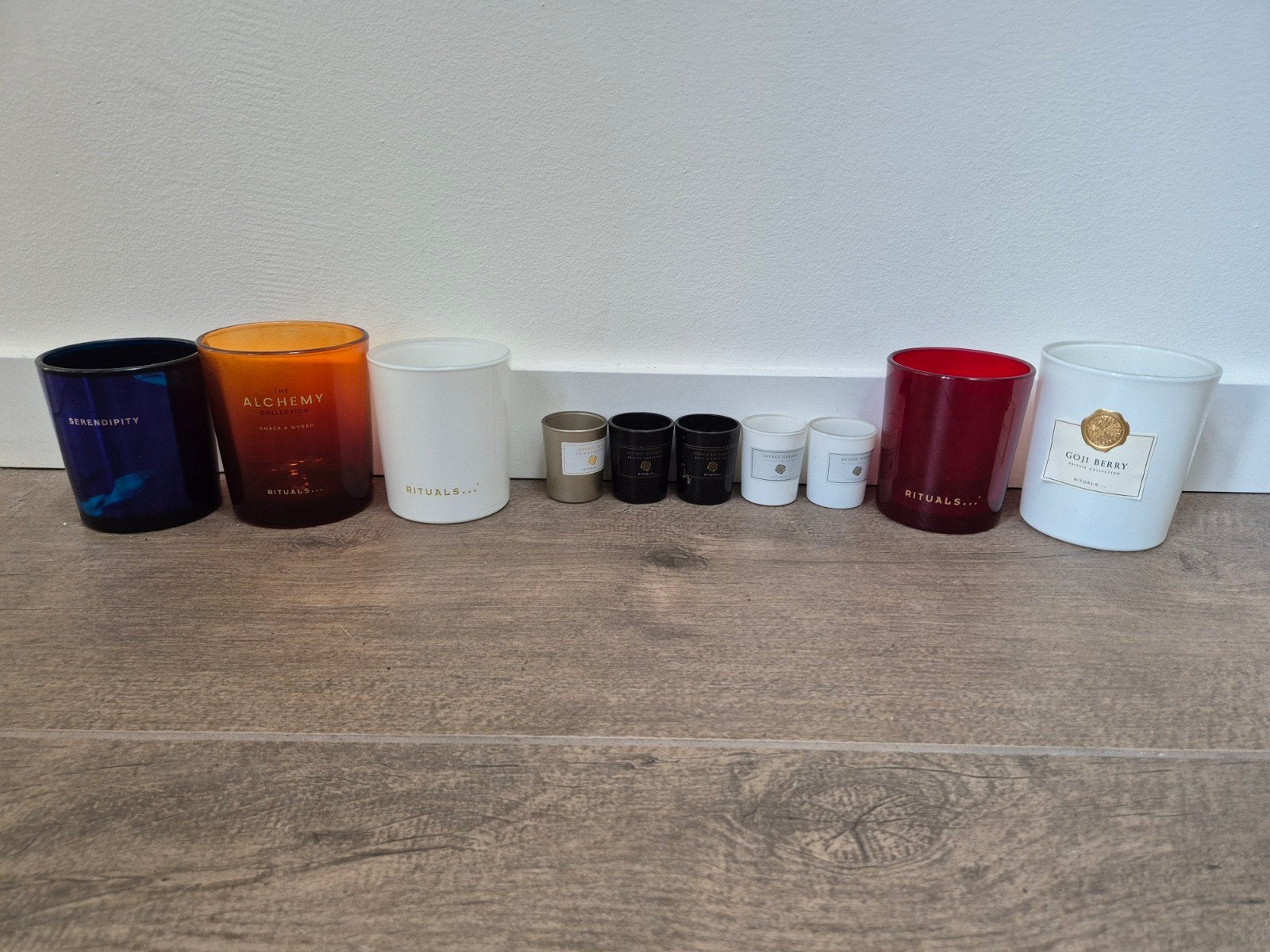 Rituals Kaarsenhouders LEEG, Gebruikt, Meerkleurig, Ophalen of Verzenden, Glas