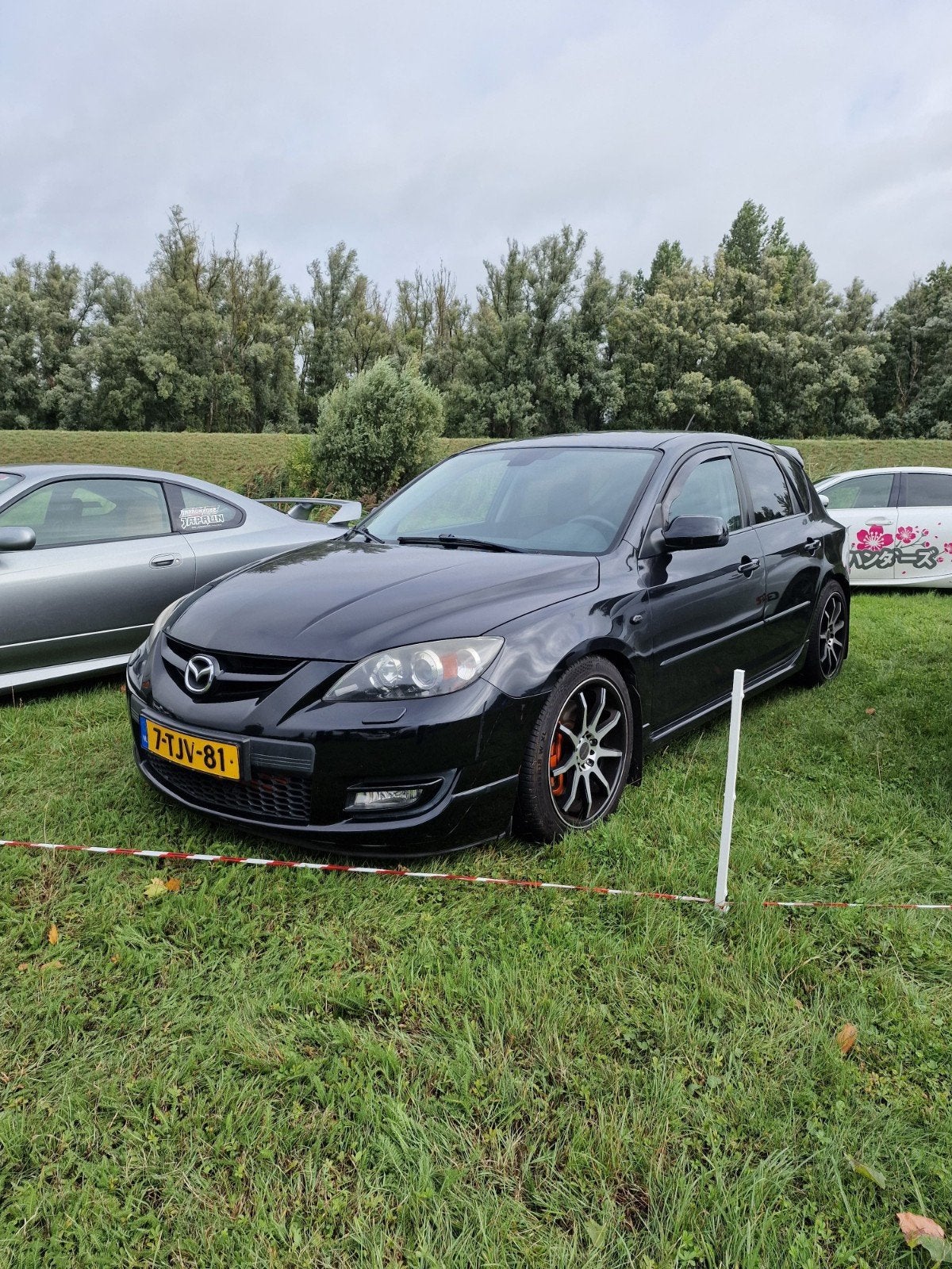 Mazda 3 2.3 MPS 2008 Zwart, 4 cilinders, 10 km/l, 75 €/maand, Handgeschakeld
