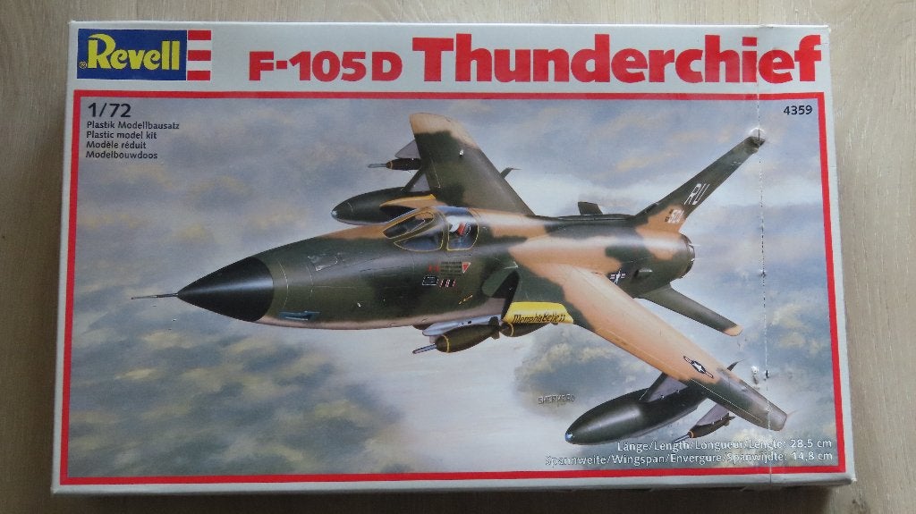 F-105D Thunderchief Revell 1/72, Hobby en Vrije tijd, Modelbouw | Vliegtuigen en Helikopters, 1:72 tot 1:144, Revell, Nieuw, Ophalen of Verzenden
