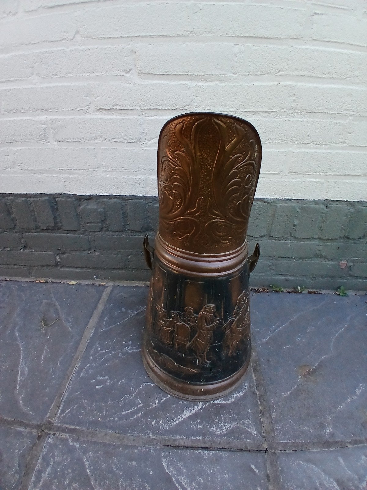 koperen kolenkit  51 cm hoog, Huis en Inrichting, Ophalen of Verzenden, Overige materialen