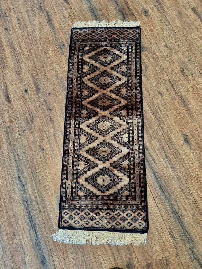 Mooi vintage stijl tapijt loper zacht & sfeervol 130 х 45 cm, Ophalen of Verzenden