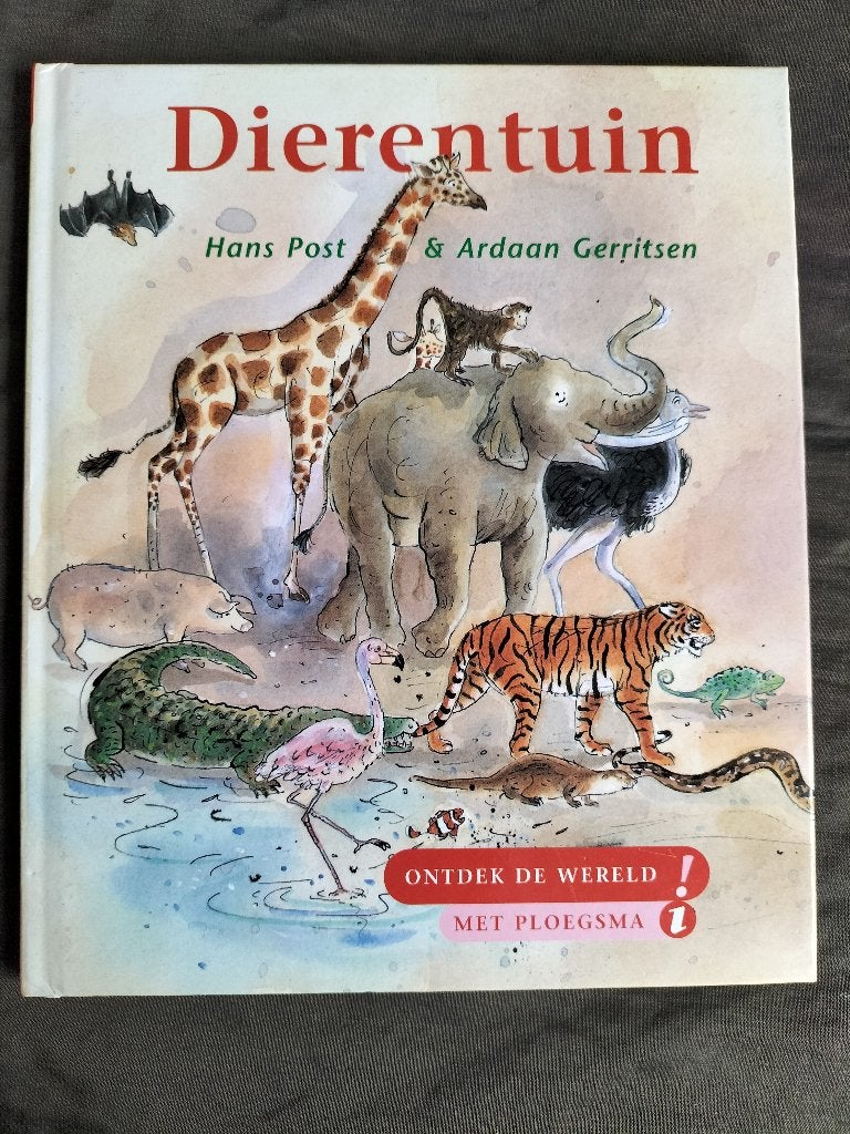 Hans Post - Dierentuin / Ontdek de wereld, Boeken, Ophalen of Verzenden, Zo goed als nieuw, Hans Post, Non-fictie
