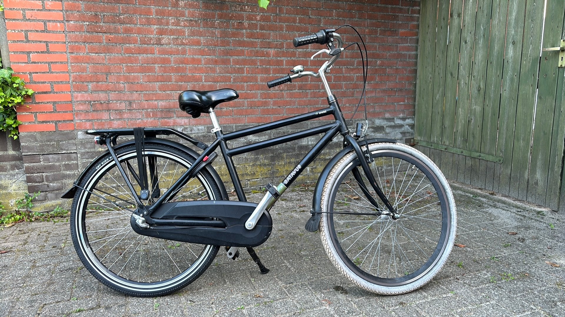Stoere jongens stadsfiets, 26 inch, Fietsen en Brommers, Terugtraprem, Gebruikt, Versnellingen, Ophalen