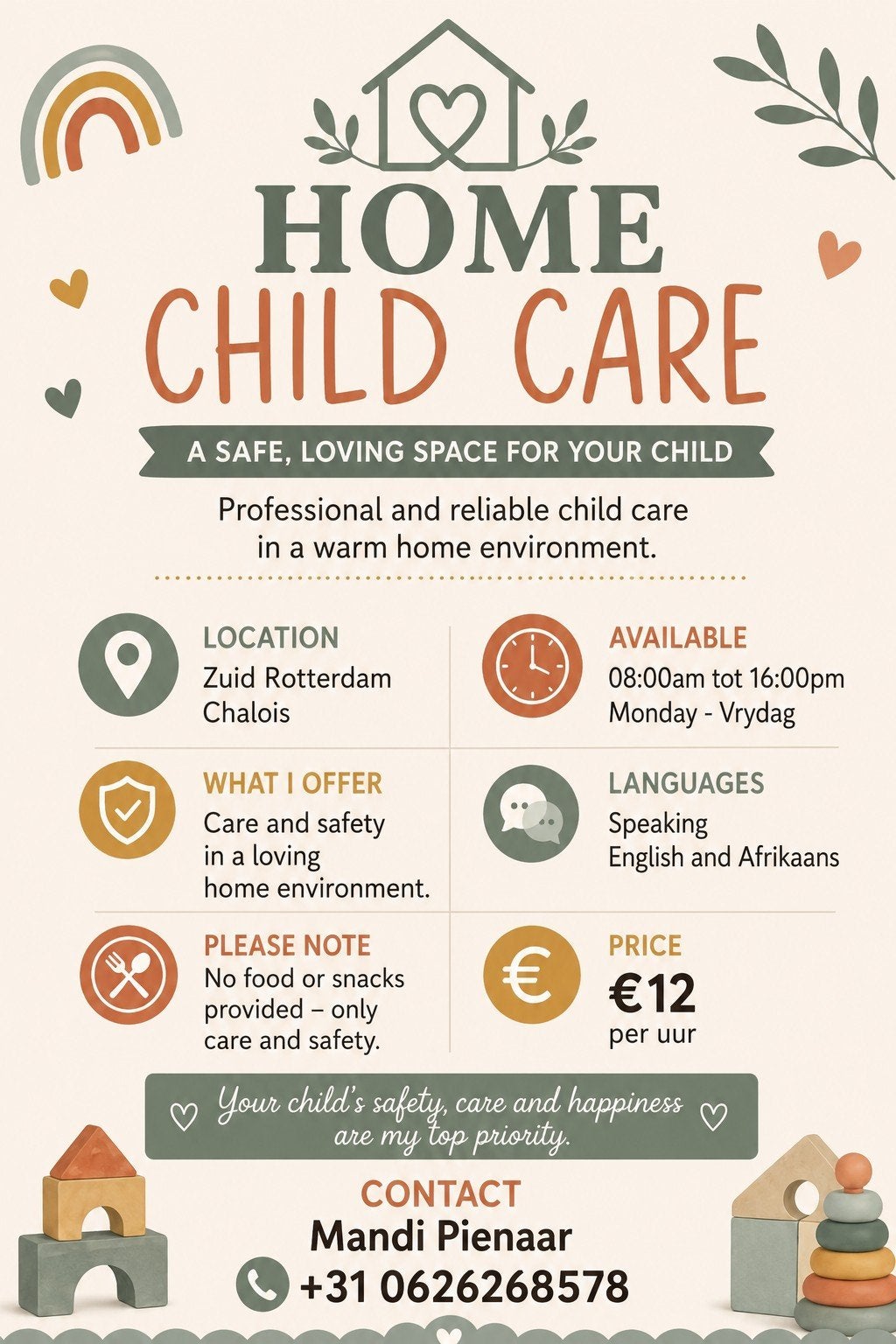 child care, Kinderen en Baby's, Babyfoons, Ophalen of Verzenden