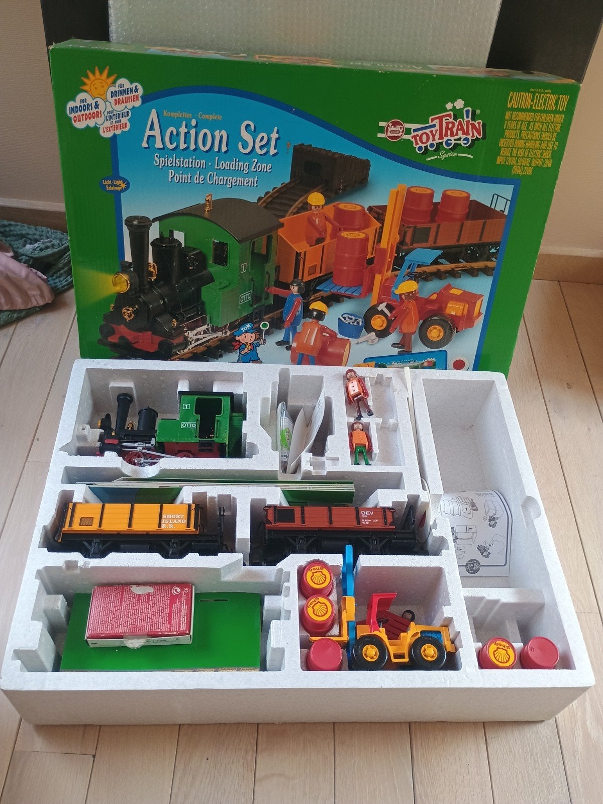 Toy Train Action Set - Speelstation met locomotief, Ophalen, Zo goed als nieuw
