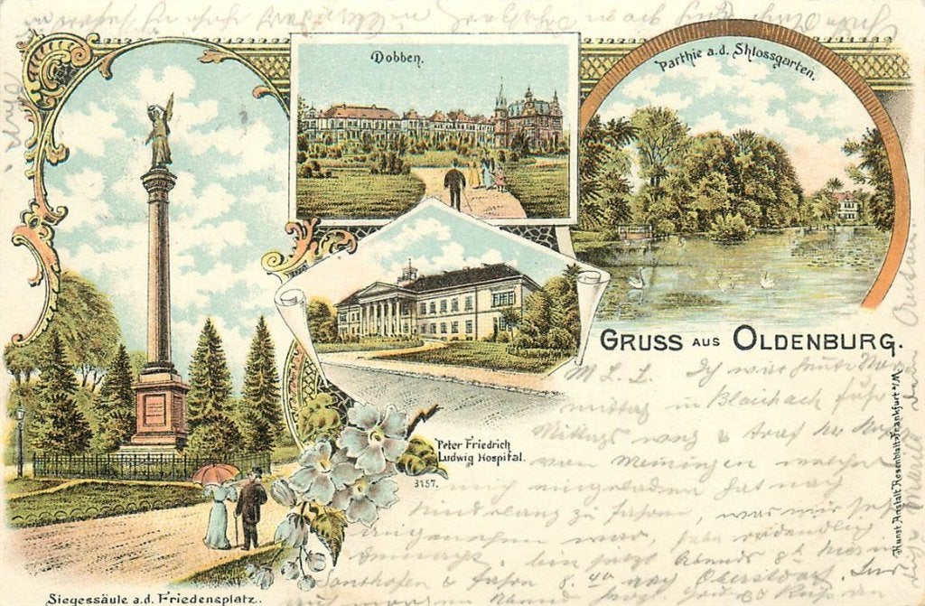 702-087-047 Oldenburg Litho, Verzenden, Voor 1920, Duitsland