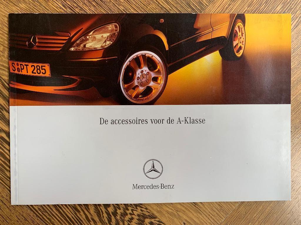 Folder brochure Mercedes-Benz A-klasse Accessoires W168 2001, Nieuw, Mercedes-Benz, Mercedes, Ophalen of Verzenden