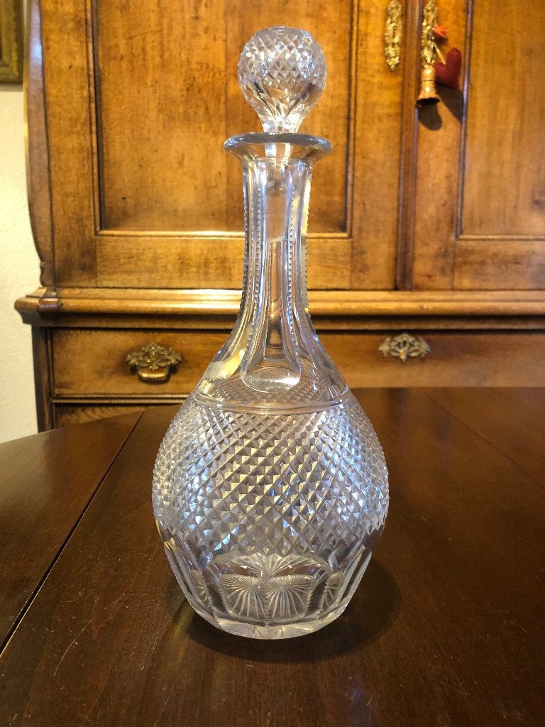 ANTIEKE KRISTALLEN KARAF, Antiek en Kunst, Antiek | Glas en Kristal, Ophalen of Verzenden