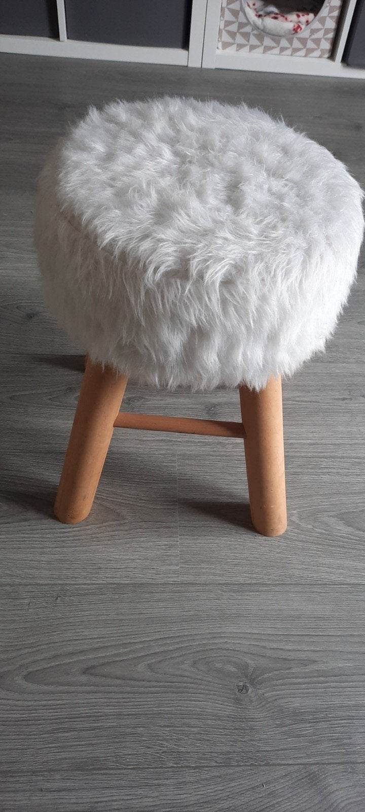 houten kruk, Ophalen, Gebruikt, Hout