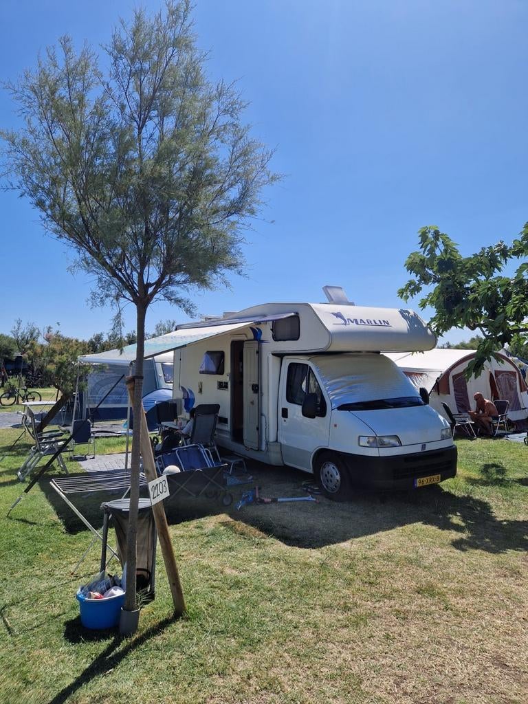 INSTAPKLARE gezinscamper 6p airco/zonnepaneel/stapelbed-2001, Alkoof, Ringverwarming, Fiat, Treinzit