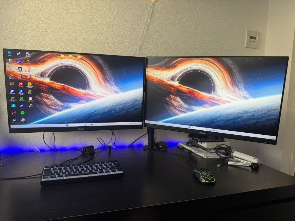 Gaming PC Set | GTX 1070 8GB | 16GB | 1TB SSD | 2x27", 2 tot 3 Ghz, Custom Build, Zo goed als nieuw, Gaming