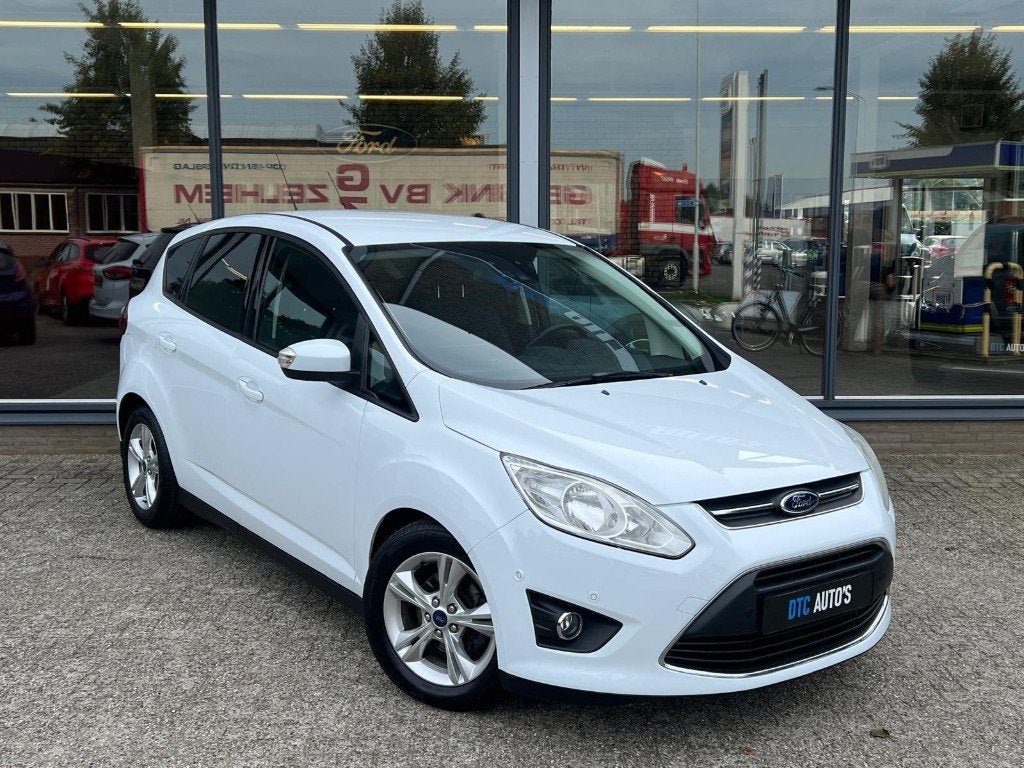 Ford C-Max 1.0 EcoBoost | Titanium | Stoelverw. | ParkAss. |, Voorwielaandrijving, Euro 5, Zwart, Wit