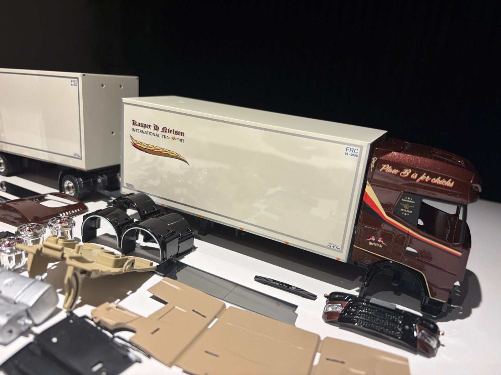 Daf XG Kasper Nielsen combi Tekno onderdelen, Hobby en Vrije tijd, Ophalen of Verzenden, Zo goed als nieuw, Bus of Vrachtwagen