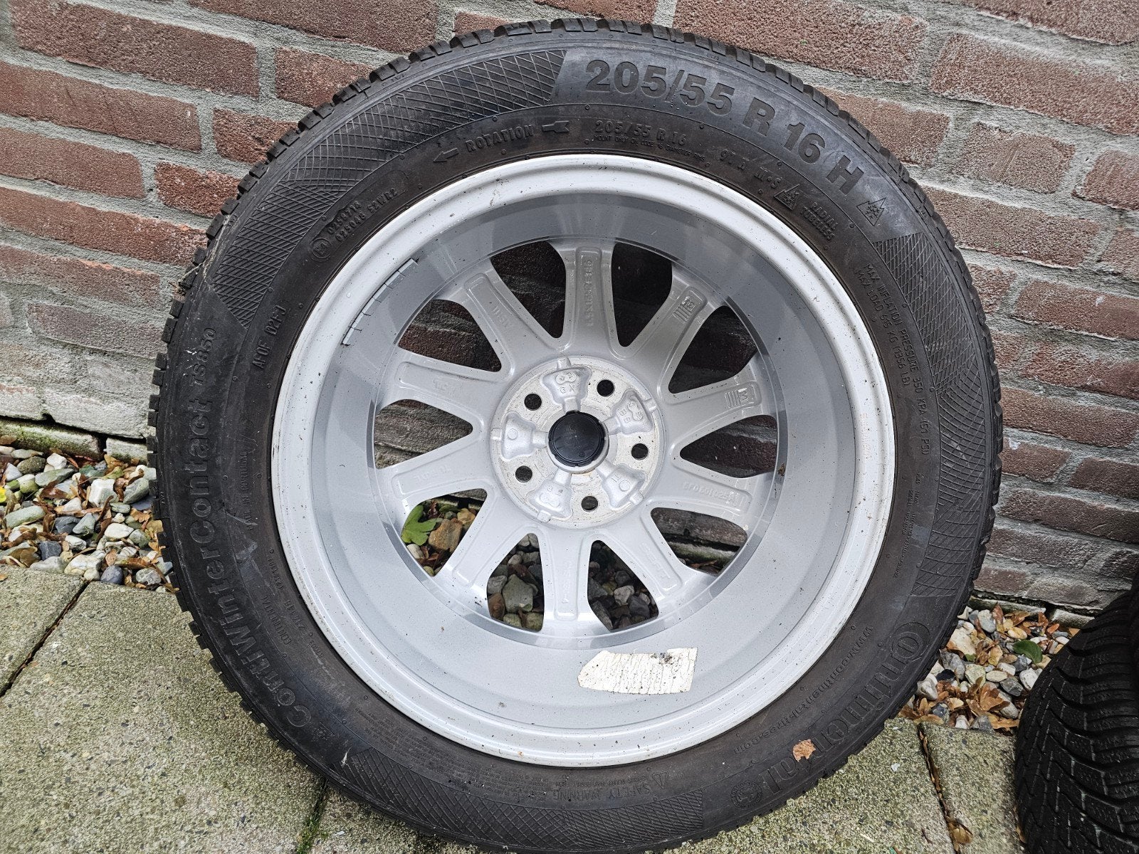 Set van 4 Volkswagen velgen, Auto-onderdelen, Banden en Velgen, Gebruikt, Velg(en), 16 inch, Winterbanden