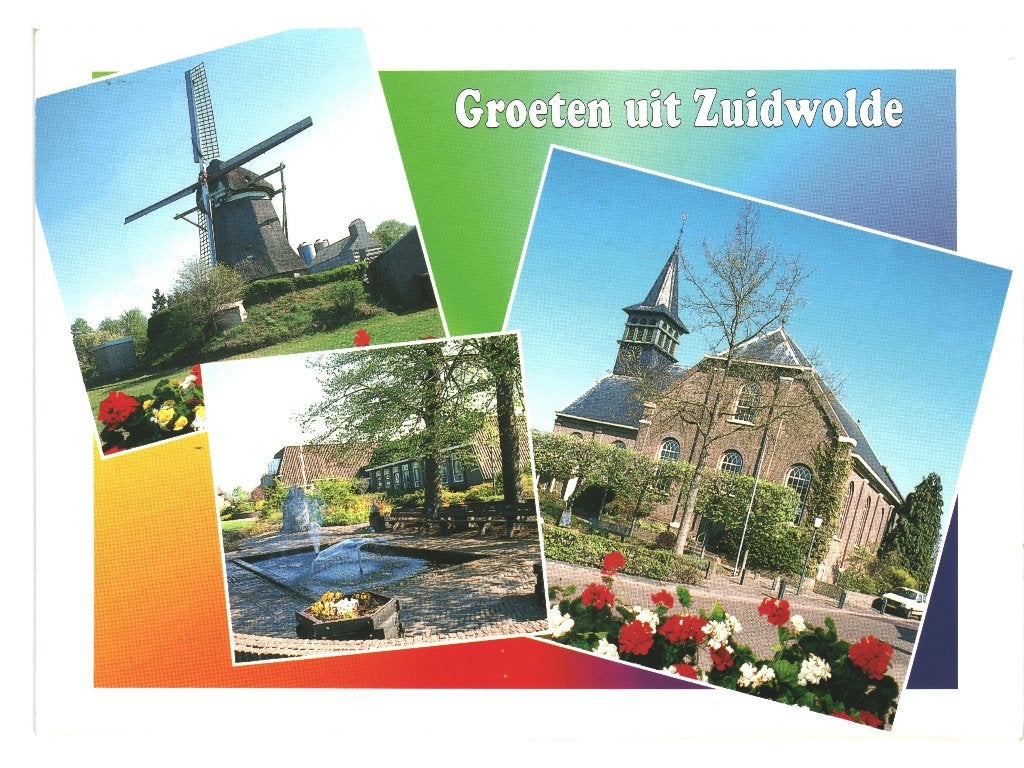 43090	Zuidwolde	Drenthe	80+	Gelopen met postzegel, Verzenden, 1980 tot heden, Gelopen, Drenthe