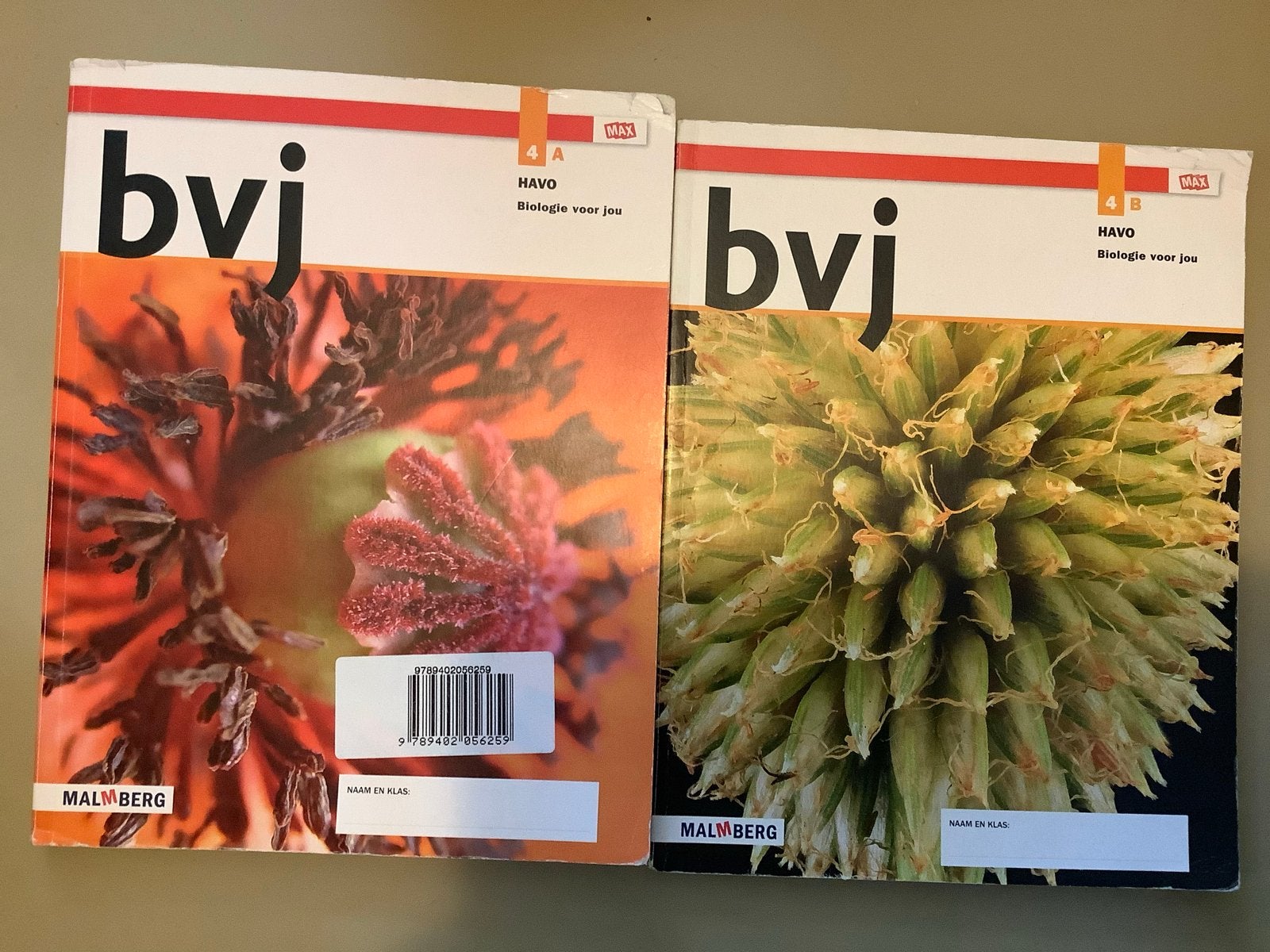 Biologie voor jou 4A en 4B HAVO - Onbeschreven, Ophalen of Verzenden, Zo goed als nieuw, HAVO, Biologie