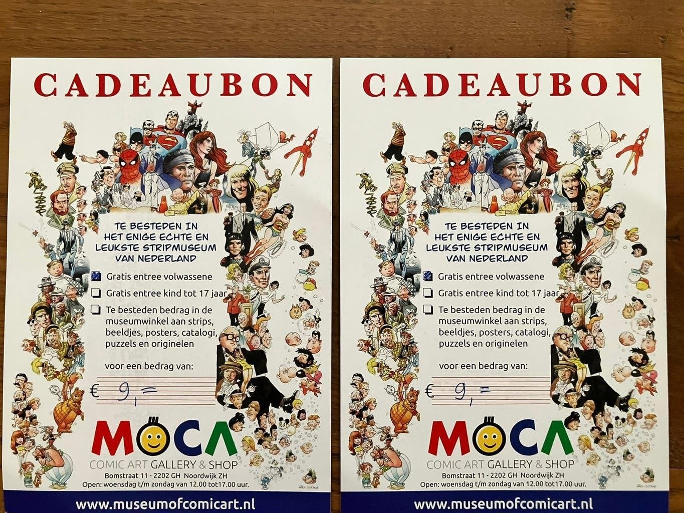 Museum of Comic Art Noordwijk, Jan van Haasteren, 2 tickets, Tickets en Kaartjes, Musea, Twee personen, Ticket of Toegangskaart