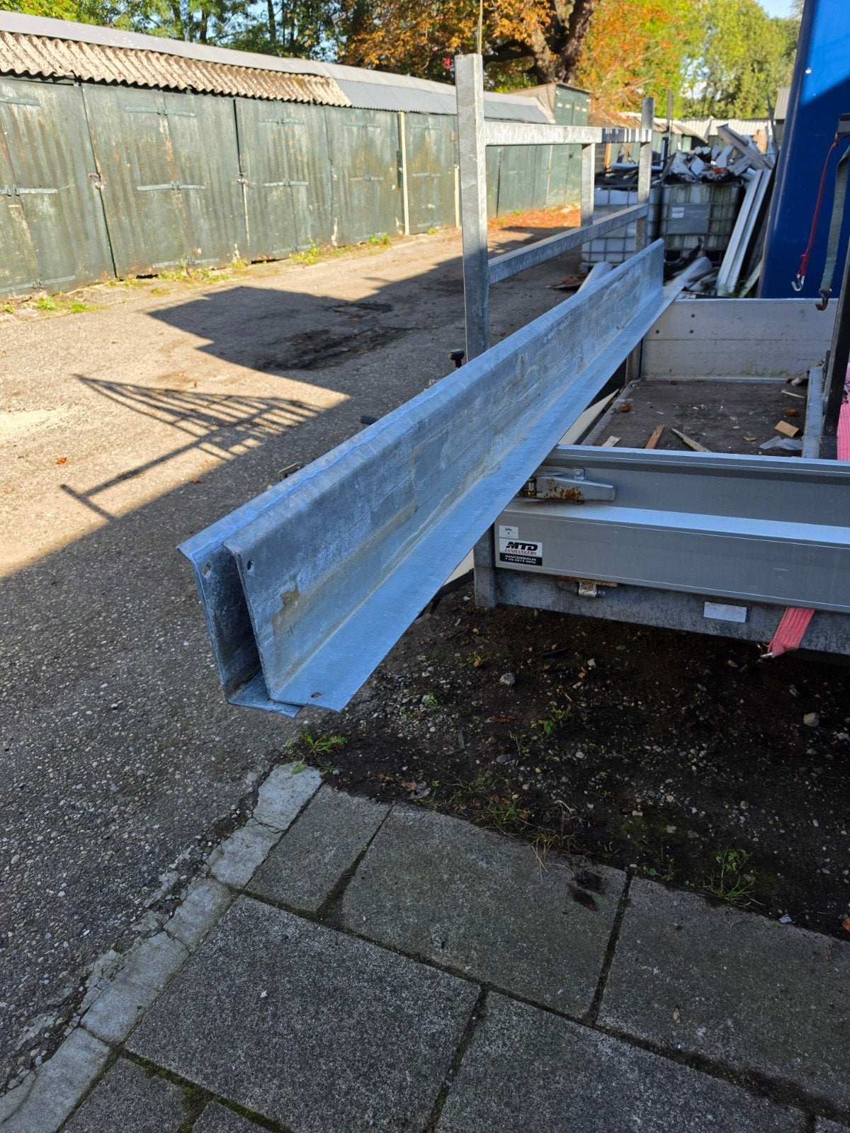 Stalen lateien  3100mm thermisch verzinkt, Ophalen of Verzenden, Nieuw